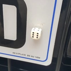 Paintmodz Proform Number Plate Dice Screws Fixings And Fittings