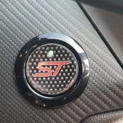 Paintmodz Proform Badges And Decals Push Start Power Button Overlay Badge - Mk8 Fiesta / Mk2 Puma ST