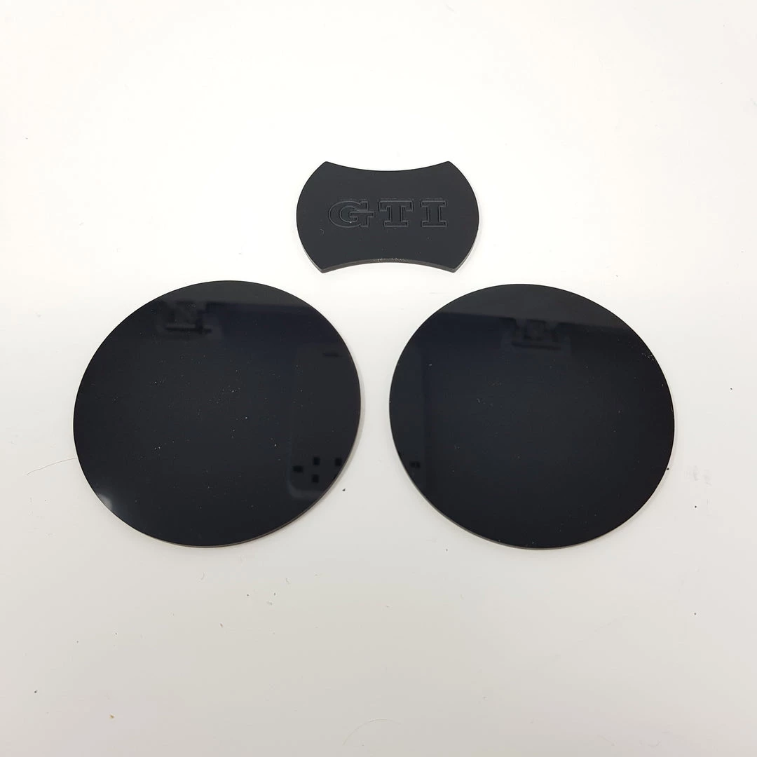 Paintmodz Proform Ltd Mk5 Golf GTI Engraved Cup Holder Insert Set 2 Paintmodz Proform Ltd Mk5 Golf GTI Engraved Cup Holder Insert Set