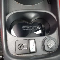 Paintmodz Proform Ltd New Fiat 500 (inc Abarth) Engraved Cup Holder Insert Set (2007-2014 Pre-Facelift)