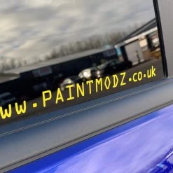 Paintmodz Proform Ltd URL Vinyl Sticker - Www.paintmodz.co.uk