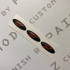 Paintmodz Proform Ltd Keyless Key Cover Gel Badge Inlay ST Or RS Ford Focus