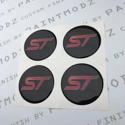 Paintmodz Proform Ltd Ford Focus Wheel Centre Cap Gel Overlays For 55mm Centre Caps