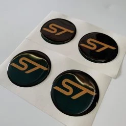 Paintmodz Proform Ltd Ford Focus Wheel Centre Cap Gel Overlays For 55mm Centre Caps