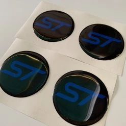 Paintmodz Proform Ltd Ford Focus Wheel Centre Cap Gel Overlays For 55mm Centre Caps