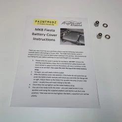 Paintmodz Proform Fixings And Fittings Battery Cover Fitting Kit - Mk8 Fiesta