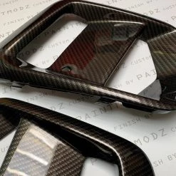 Paintmodz Proform Fog Surrounds Painted/Carbon Fibre Hydrodip - Genuine Ford MK3.5 Focus RS Ford Focus Mk3.5