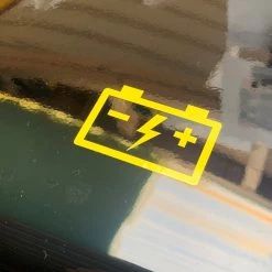 Paintmodz Proform Ltd Ford Focus Battery And Fuse Vinyl Sticker Set