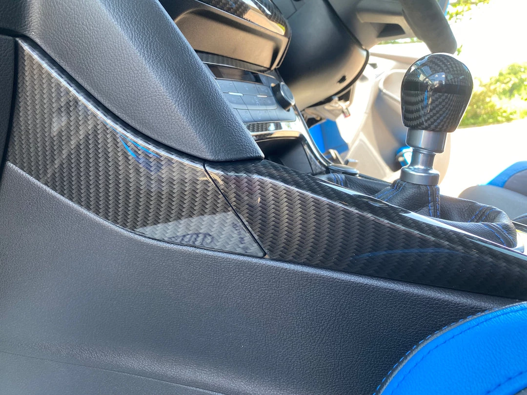 Paintmodz Proform Ford Focus Mk3.5 Centre Console Edge Trim And Side Return - MK3.5 Focus (Painted/Hydrodipped) 1 Paintmodz Proform Ford Focus Mk3.5 Centre Console Edge Trim And Side Return - MK3.5 Focus (Painted/Hydrodipped)