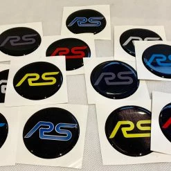 Paintmodz Proform Ltd Ford Focus Wheel Centre Cap Gel Overlays For 55mm Centre Caps