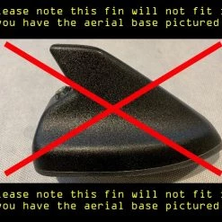 Paintmodz Proform 'Shark Fin' Aerial (Raw Plastic) - Mk3/3.5 Ford Focus / Mk8 Ford Fiesta