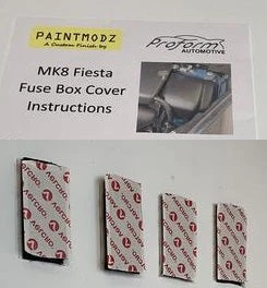 Paintmodz Proform Fuse Box Cover Fitting Kit - Mk8 Fiesta Fixings And Fittings
