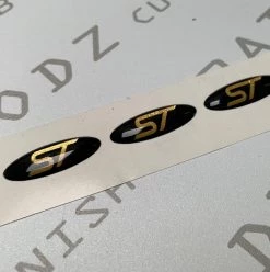 Paintmodz Proform Ltd Keyless Key Cover Gel Badge Inlay ST Or RS Ford Focus