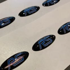 Paintmodz Proform Ltd Keyless Key Cover Gel Badge Inlay ST Or RS Ford Focus