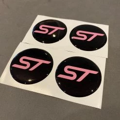 Paintmodz Proform Ltd Ford Focus Wheel Centre Cap Gel Overlays For 55mm Centre Caps