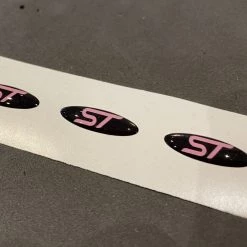 Paintmodz Proform Ltd Keyless Key Cover Gel Badge Inlay ST Or RS Ford Focus